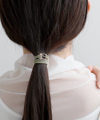 ANEMONE发绳日系简约金属扣头饰