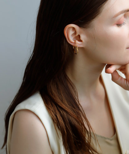 mimi33耳夹扭结珍珠无耳洞气质