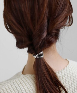 包拼邮 日本代购 ANEMONE日系小众不规则金属交叉发插发绳皮筋2件