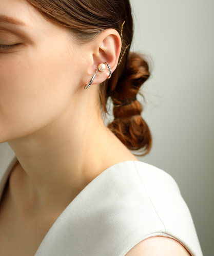 mimi33耳夹线形分层简约时尚百搭