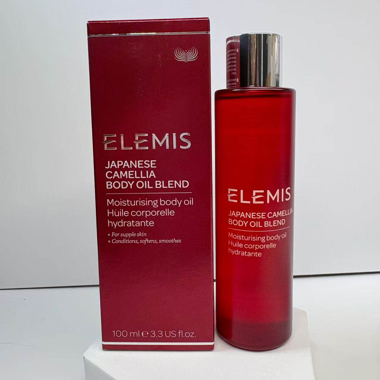 ELEMIS艾丽美日本山茶花籽保湿身体油100ml全新正装专柜28年4月