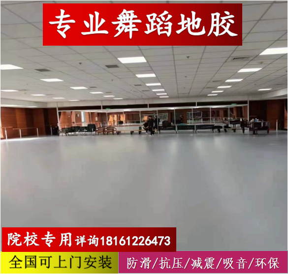 舞蹈室街舞瑜伽专用地胶PVC塑胶地板幼儿园早教游乐园防滑地胶