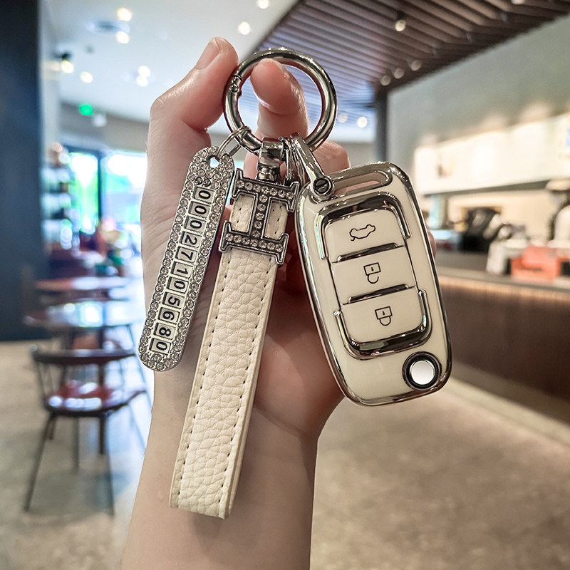 适用东风小康风光MINI钥匙套力帆骊威钥匙包今日阳光M1电动车扣