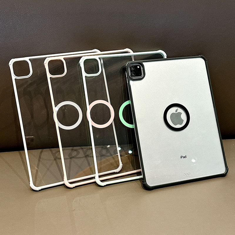 iPad第11代保护壳pro防弯mini6苹果air7平板套11寸四角防摔10.9无边框2025新款散热第9代透明亚克力7八九10.2