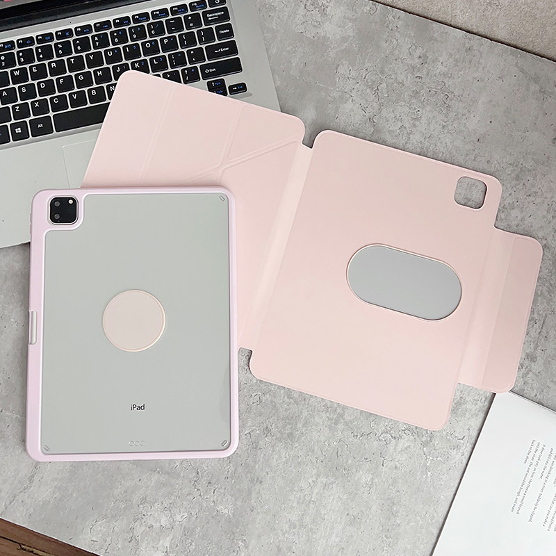 滑轨磁吸双面夹适用苹果ipadPro2025保护套air7/6带笔槽5平板10/11代亚克力可拆分壳pro11旋转8防弯9全包13寸