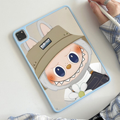 拉布布彩绘2025新款 ipad11保护壳九mini7透明air5防弯10.2寸七八苹果pro11防摔air2硬壳mini6五六9.7无盖适用