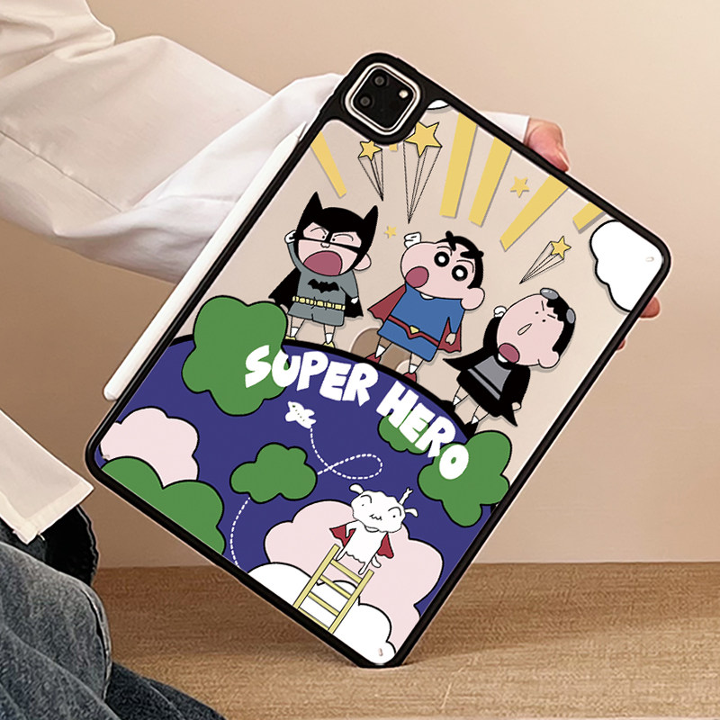 卡通彩绘ipad9/10代平板保护套10.2英寸苹果air6/5/4/3防摔硬壳第7/8代透明亚克力pro11全包亚克力七八代适用