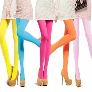 包邮春秋100D彩色天鹅绒定制开裆踩脚九分脚底脚背挖洞连裤袜中厚