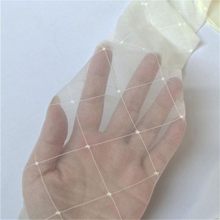 开裆Lulita白色T裆加棉菱形方格点点丝袜女薄黑色条纹提花连裤袜