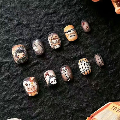 泡泡玛特小野磨砂穿戴甲