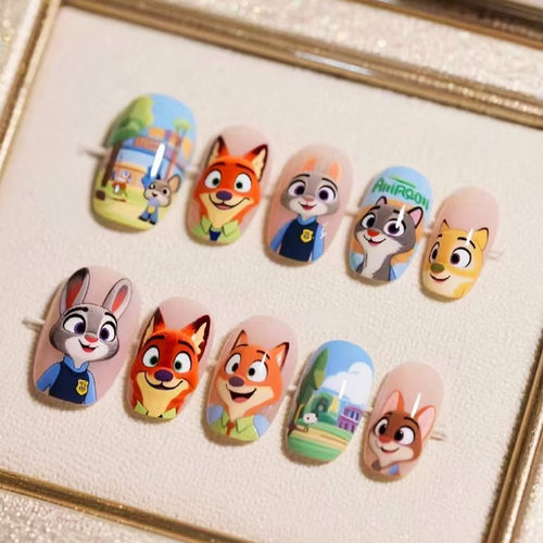 疯狂动物城穿戴甲可爱卡通动漫