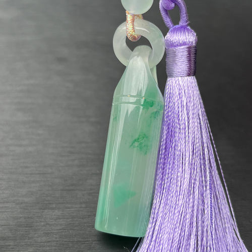 非洲翠飘花无事柱吊坠