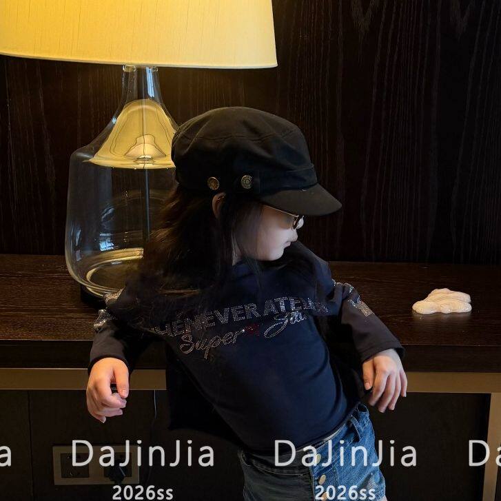 26新款高街美式复古字母星星烫钻男女宝套头卫衣慵懒宽松纯棉上衣