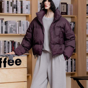 羽绒服女2025秋冬新款韩版短款休闲时尚小个子百搭潮流羽绒服外套