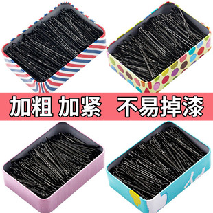 hair black clips box 黑色一字夹波浪夹发饰 Small packed clip
