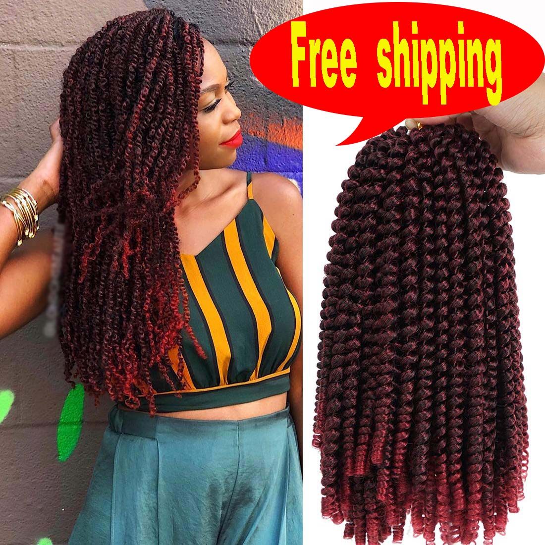 spring twist crochet braids hair passion curly extensions