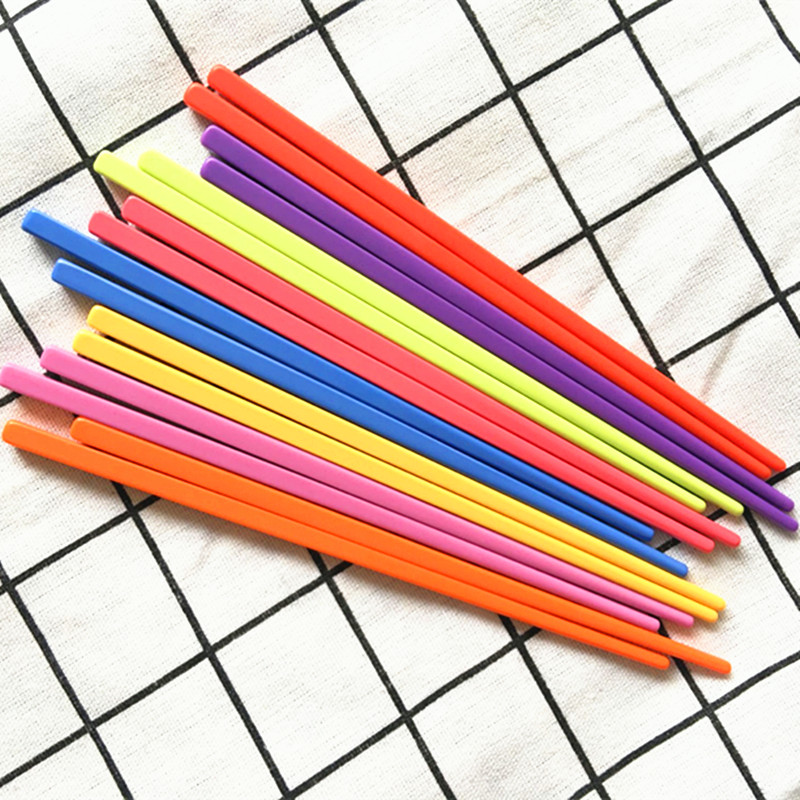 韩式彩色儿童筷子小学生消毒