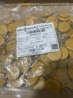 松田 压敏电阻 25D821K 25MM 820V 原装正品 铜脚