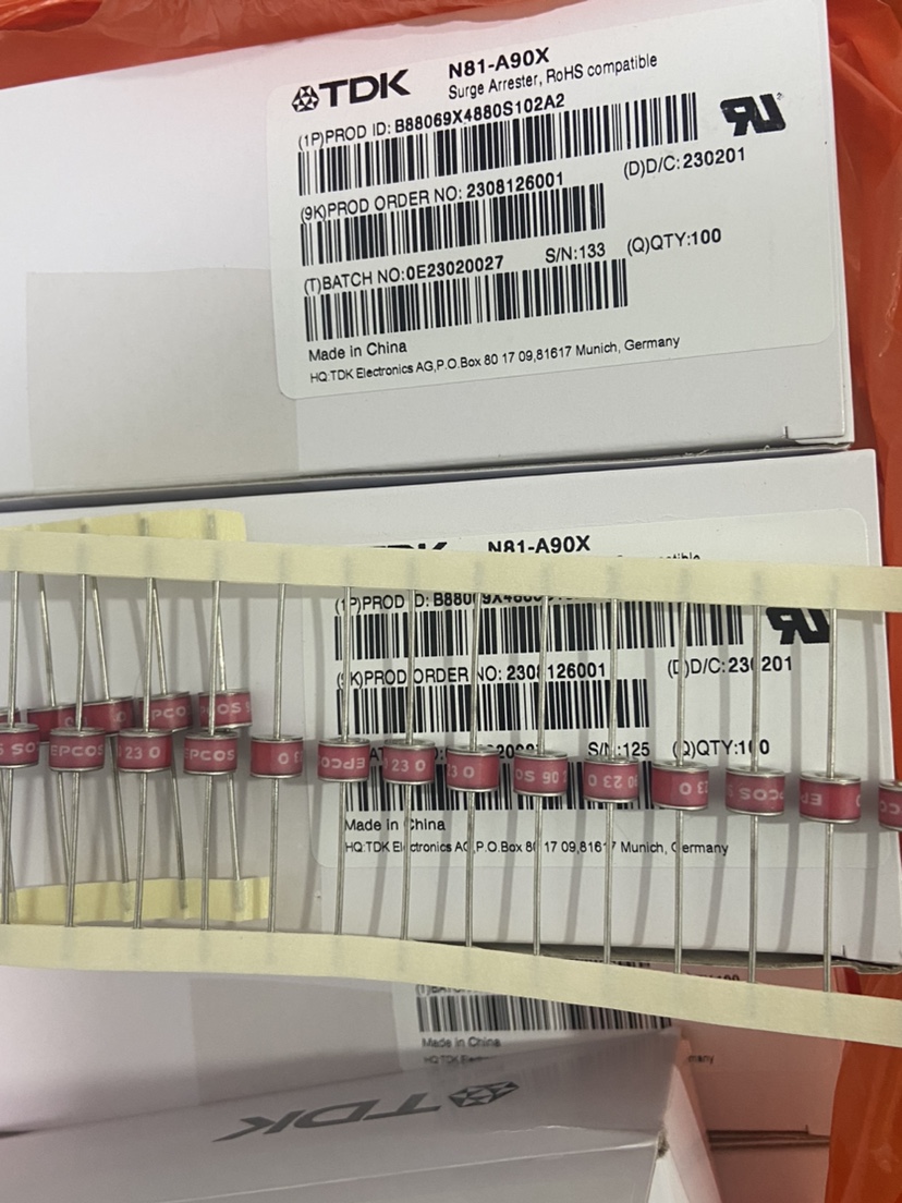 B88069X4880S102 EPCOS西门子放电管 N81-A90X 2R90 原装新货
