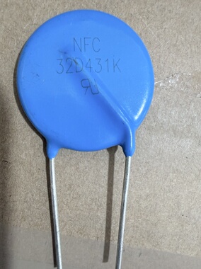 32D431K ZOV NFC 压敏电阻 铜脚银片 国标大芯片