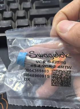 美国Swagelok世伟洛克 SS-4-VCR-3-4MTW 外螺纹焊管接头接管焊杆