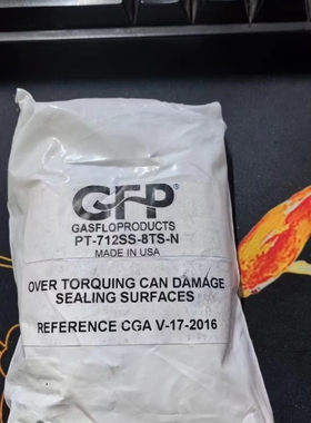 美国GFP钢瓶接头PT-712SS-8TS-N带堵头镍DISS垫片CGA712原装进口