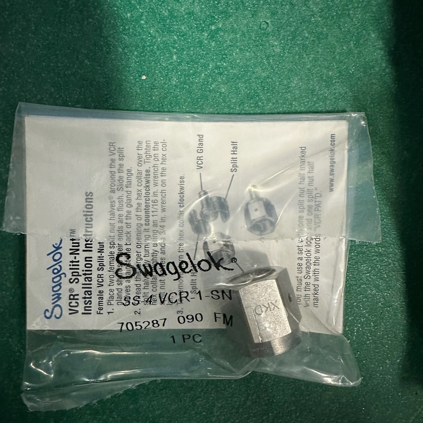 SS-4-VCR-1-SN拼装螺母