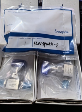 美国Swagelok手动隔膜阀6LVV-DPMR4-P隔膜密封阀1/4VCR外螺纹接头