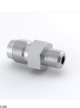 不锈钢316L 世伟洛克SS-2-VCR-1-2  1/8VCR转1/8NPT接头 国产原装