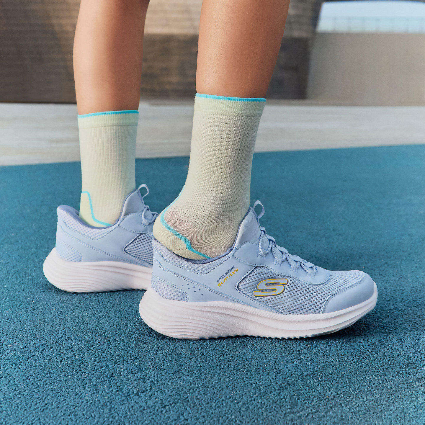 Skechers斯凯奇男童春夏薄款透气轻质舒适休闲运动鞋405366L