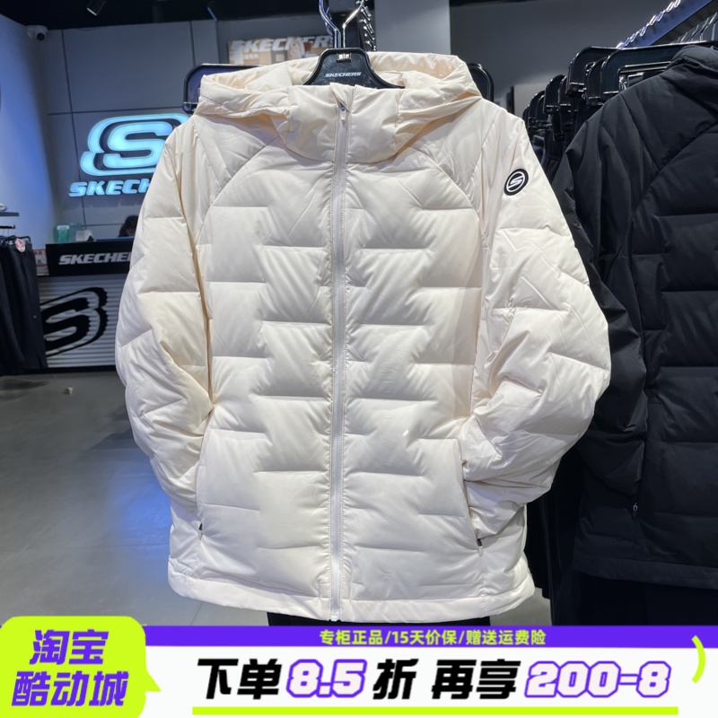 斯凯奇女款保暖羽绒外套