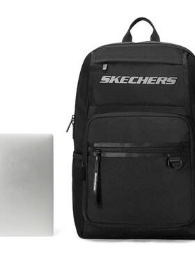 Skechers斯凯奇男女同款经典简约百搭大容量轻便双肩背包L126U035