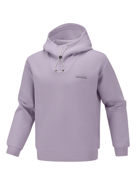 Skechers斯凯奇秋冬男士简约舒适宽松休闲针织连帽卫衣P126M013