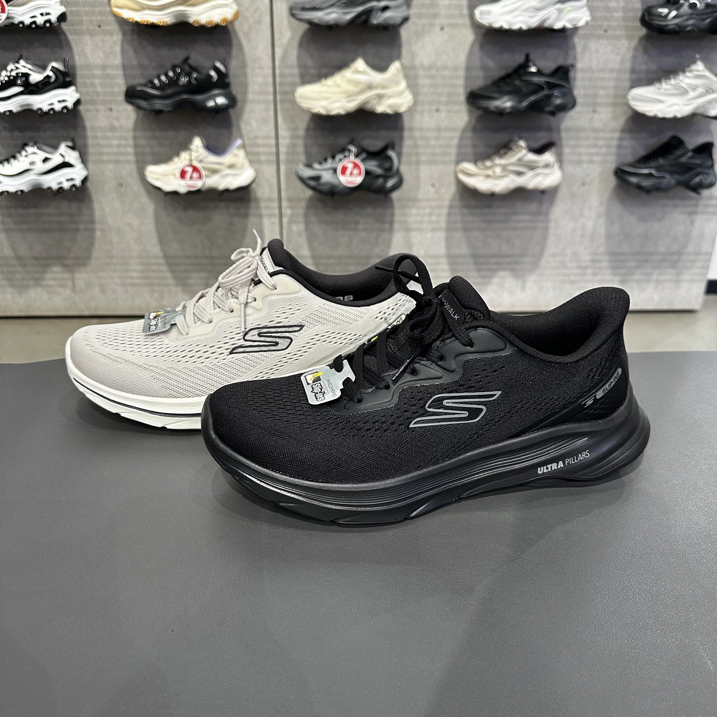 Skechers斯凯奇闪穿鞋Go Walk 8男士一脚蹬轻质透气健步鞋216797