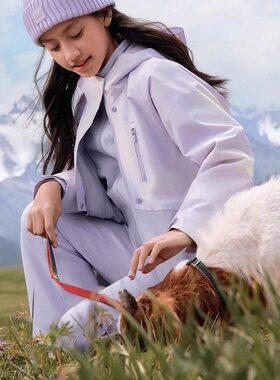 Skechers斯凯奇小魔方2.0防风防水户外舒适连帽冲锋衣P425G004