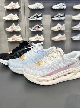 Skechers斯凯奇女士闪穿一脚蹬厚底缓震透气专业运动跑步鞋129404