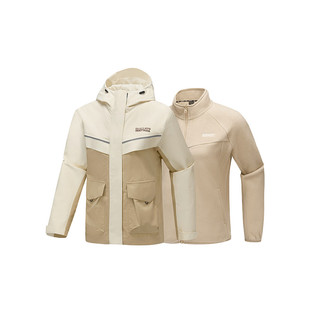 Skechers斯凯奇男女三合一保暖防水透湿P425W056冲锋衣P425M041