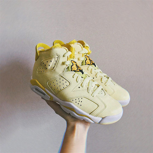 AIRJORDAN花卉黄篮球鞋