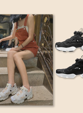 锐步Reebok Insta Pump Fury透气增高休闲运动跑鞋CM9816 CM9791