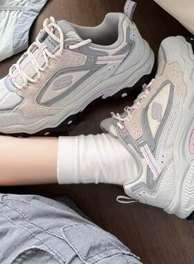 Skechers斯凯奇女款云霄徒步鞋户外舒适复古耐磨休闲运动鞋180124