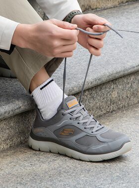 Skechers斯凯奇男士新款舒适透气百搭缓震休闲运动鞋跑步鞋232767