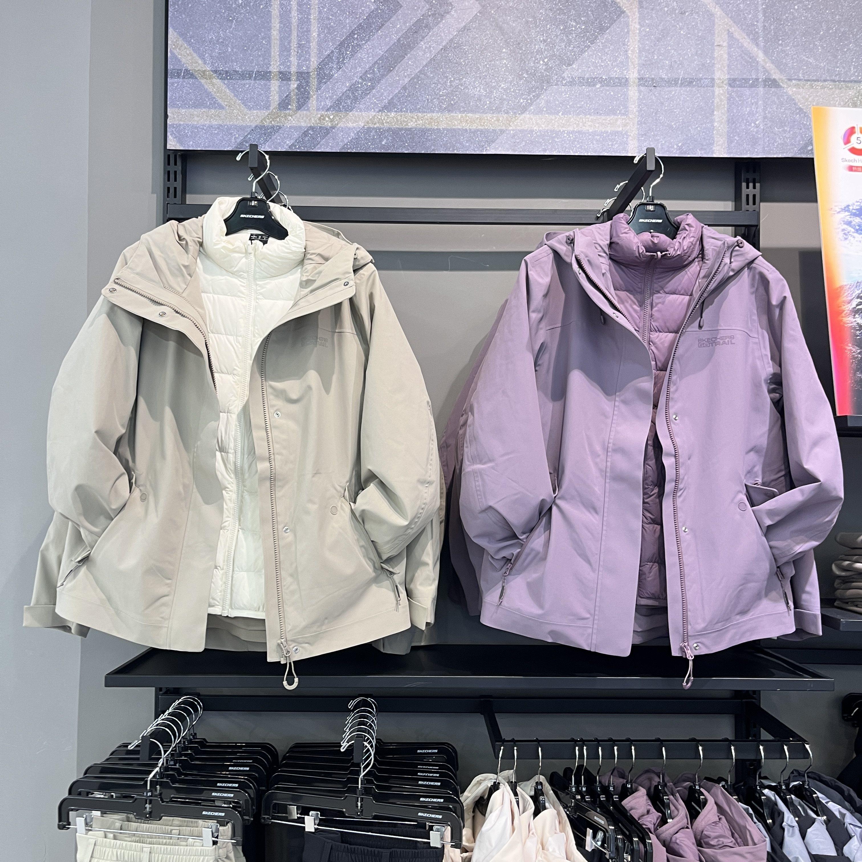 Skechers斯凯奇女士秋冬防水三合一羽绒内胆冲锋衣外套P425W127,运动服/休闲服装,运动卫衣/套头衫,淘宝优惠券,粉丝福利购,淘宝优惠卷