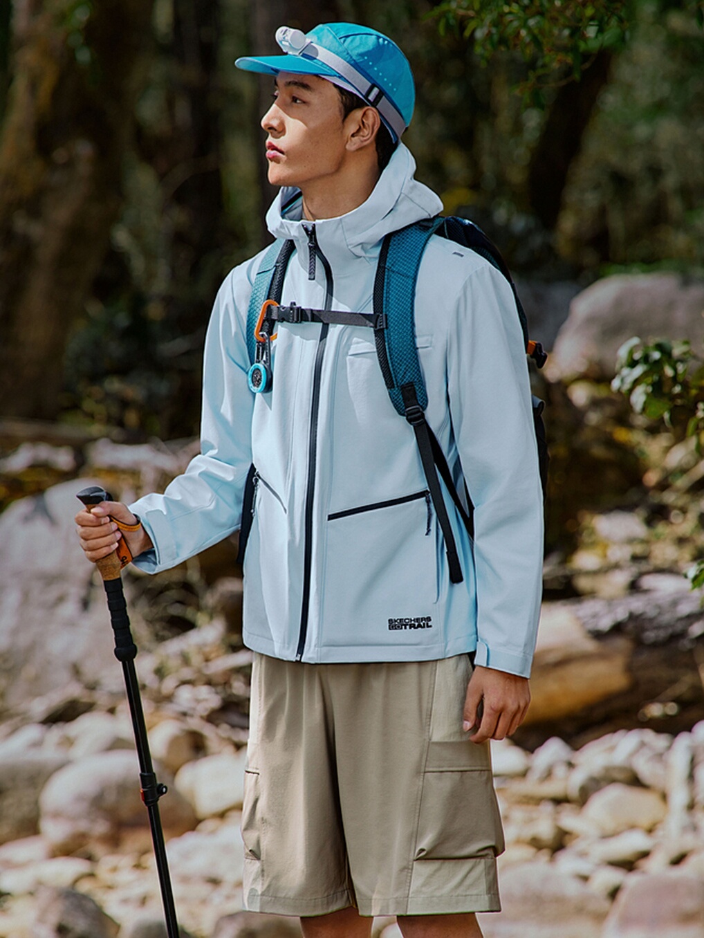 斯凯奇男款户外运动外套