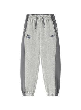 Skechers斯凯奇男童春秋宽松百搭亲肤舒适休闲束脚长裤L126B007