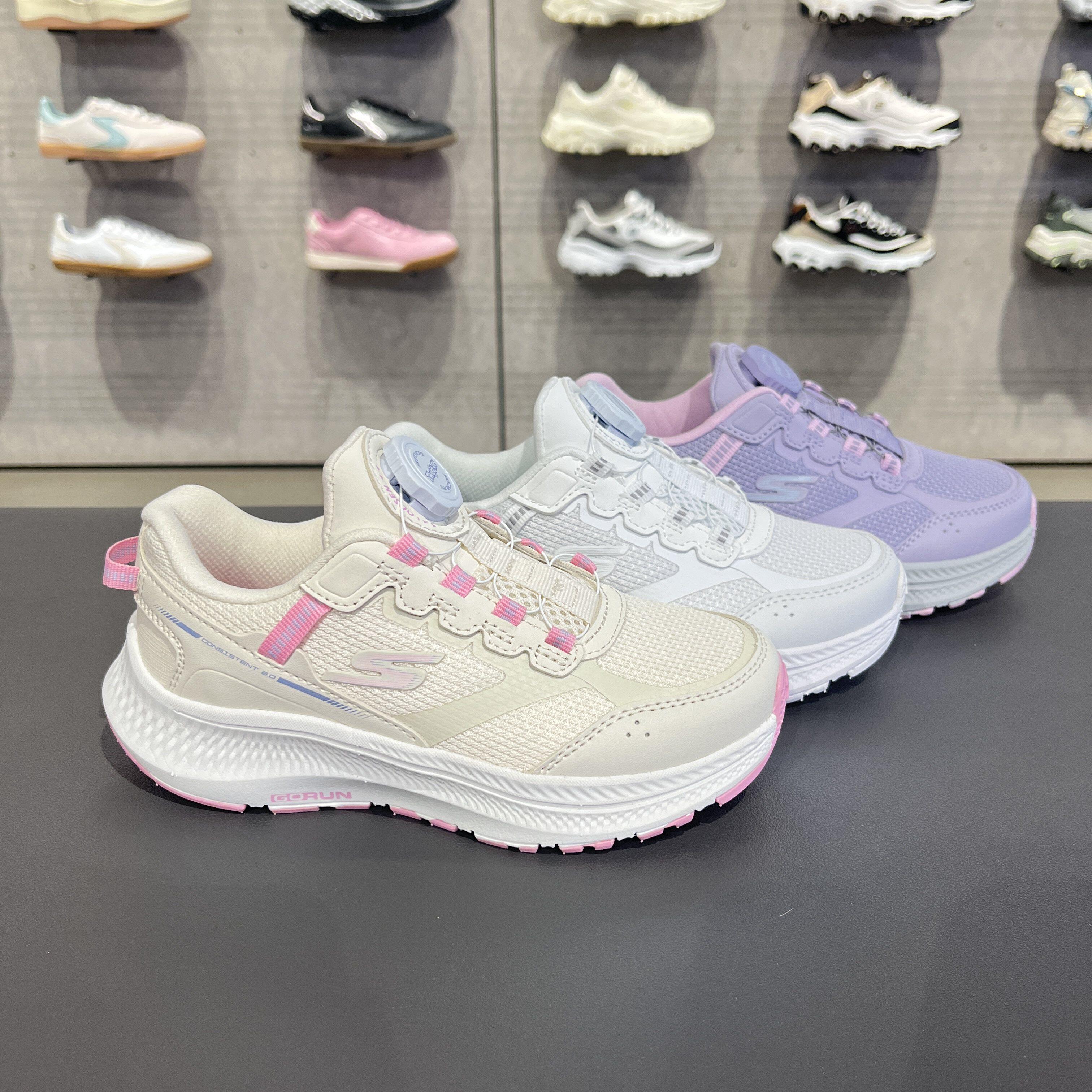 Skechers斯凯奇女童轻盈透气舒适柔软旋钮体训鞋运动鞋303945L