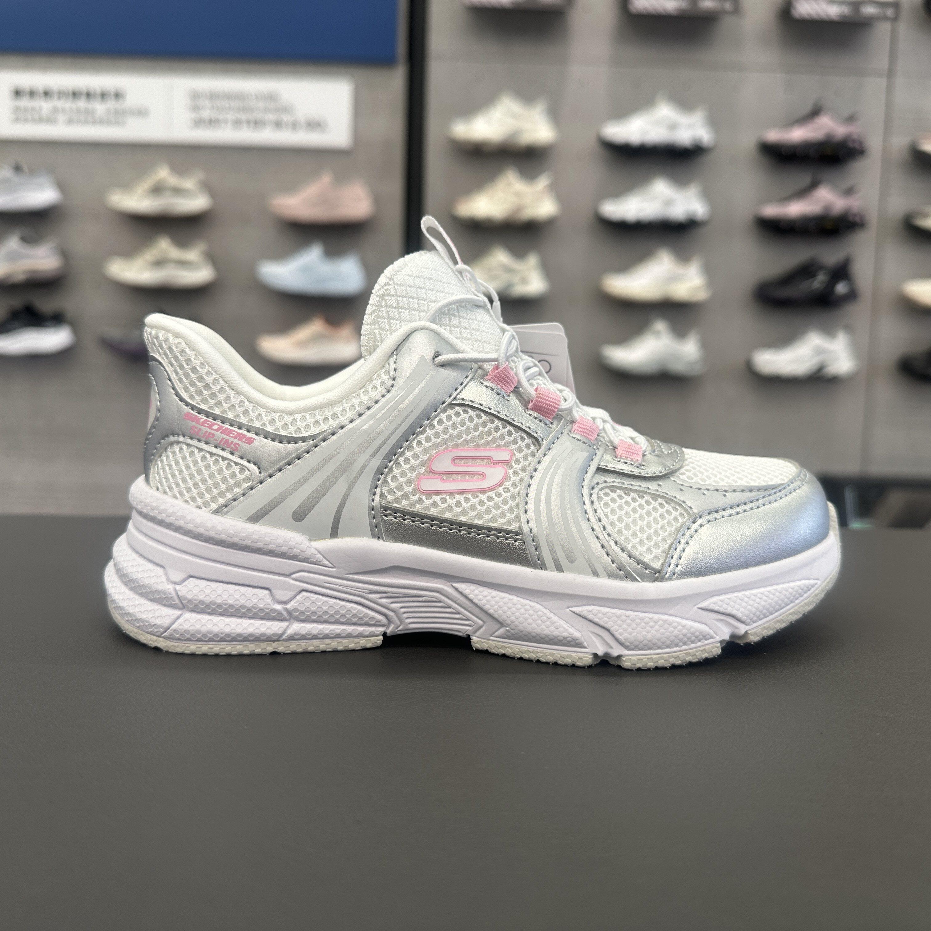 Skechers斯凯奇漫跃闪穿鞋儿童Y2K一脚蹬404204L运动鞋319078L