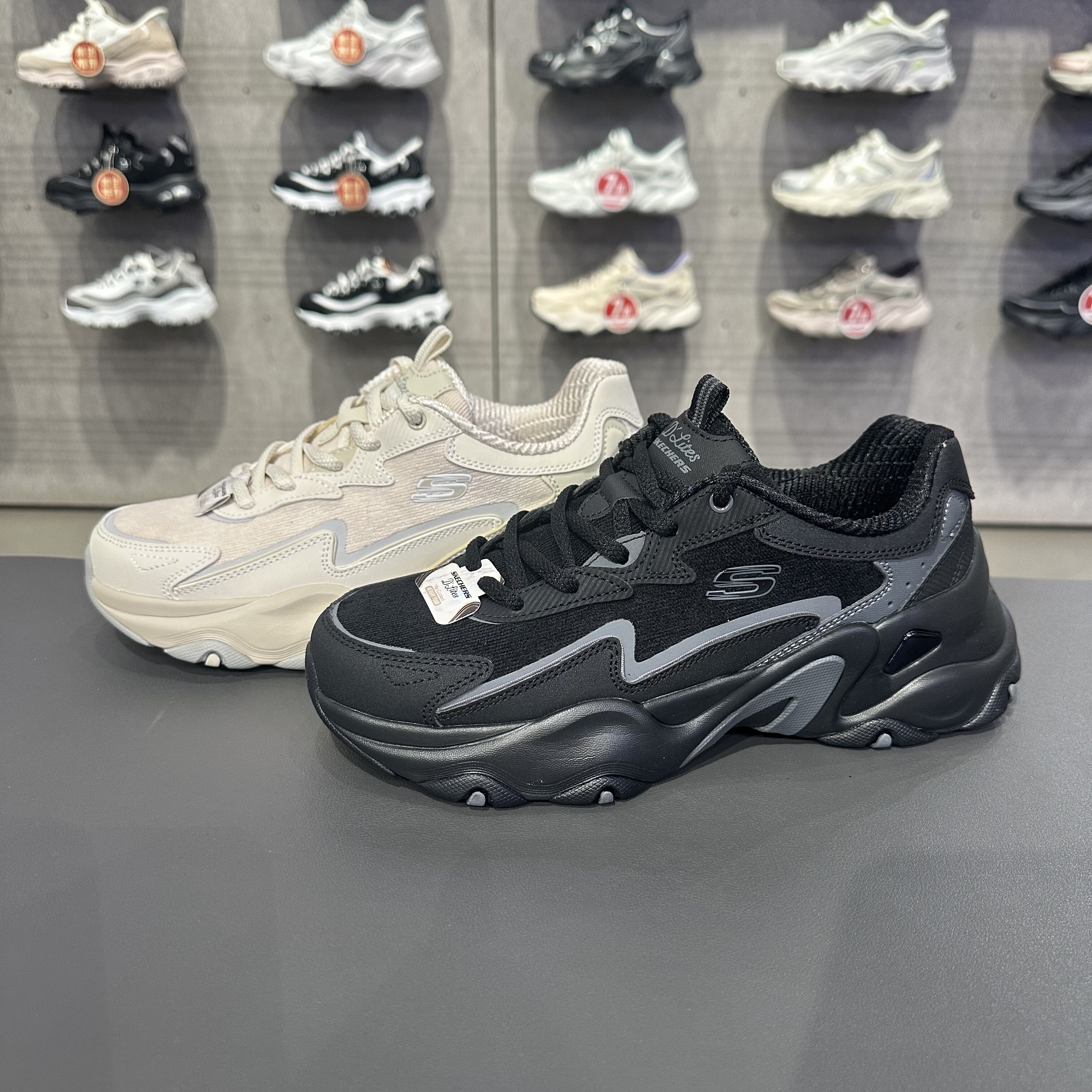 Skechers斯凯奇女子春季新款透气厚底增高休闲运动老爹鞋150831,运动鞋new,运动休闲鞋,淘宝优惠券,粉丝福利购,淘宝优惠卷