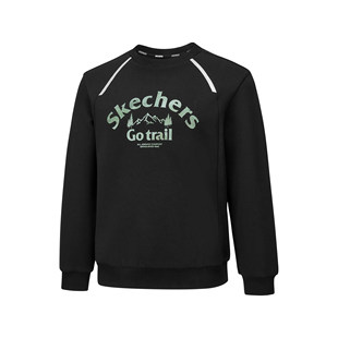百搭拼色套头卫衣P325B018 时尚 Skechers斯凯奇2025新款 男童秋冬季