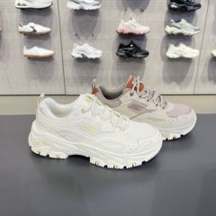 Skechers斯凯奇女子云屿熊猫鞋户外徒步缓震透气厚底运动鞋180134