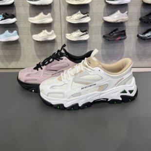 Skechers斯凯奇云岚徒步鞋女子耐磨防滑抓地登山闪穿老爹鞋180327